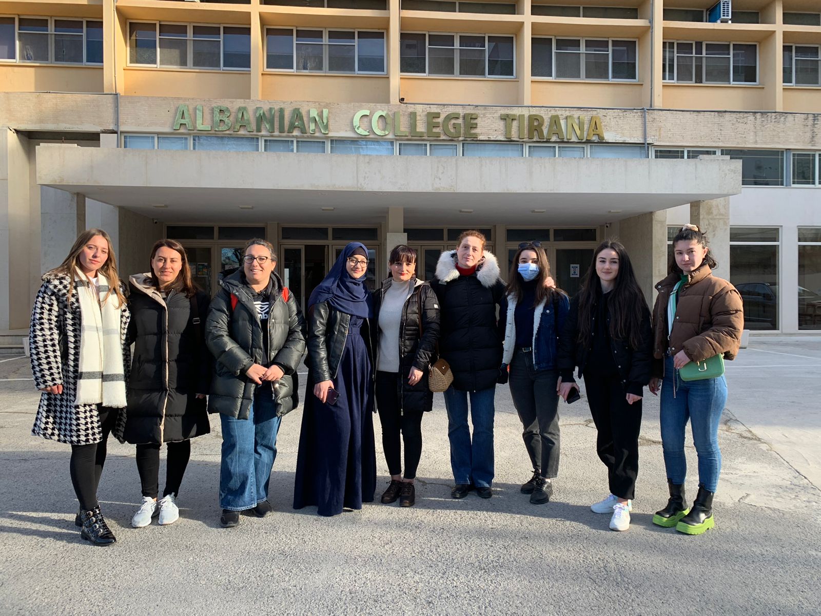 Visit of students of Department of Education and English to Albanian
